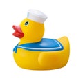 Toy Rubber Duck isolated Royalty Free Stock Photo