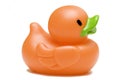 Toy rubber duck isolated on white background Royalty Free Stock Photo
