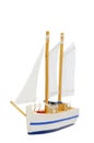 Toy sailing boat Royalty Free Stock Photo