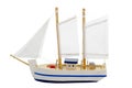 Toy sailing boat Royalty Free Stock Photo
