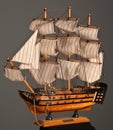Toy ship Royalty Free Stock Photo