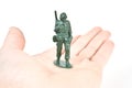 Toy soldier Royalty Free Stock Photo