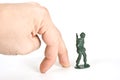 Toy soldier Royalty Free Stock Photo