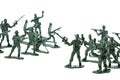 Toy Soldiers Isolated Royalty Free Stock Photo