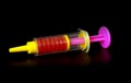 Toy syringe Royalty Free Stock Photo