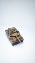 Toy tank isolate on white backgroud Royalty Free Stock Photo