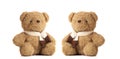 Toy teddy bear isolated on white Royalty Free Stock Photo