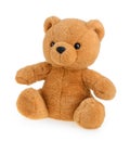 Toy teddy bear isolated on white Royalty Free Stock Photo