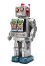 Toy tin robot Royalty Free Stock Photo