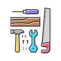 toy tools baby color icon vector illustration