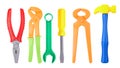 Toy tools Royalty Free Stock Photo