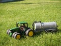Toy tractor Royalty Free Stock Photo