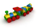 Toy train Royalty Free Stock Photo