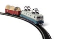 Toy train with euro