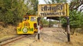 Toy train at Sanjay Gandhi National Park located near Mumbai. You can go for a jungle safari with heritage cart- Vanrani.