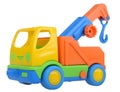 Toy truck crane Royalty Free Stock Photo