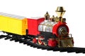 Toy vintage steam locomotive Royalty Free Stock Photo