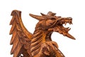 Toy wood dragon Royalty Free Stock Photo