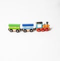 Toy woodden train Royalty Free Stock Photo