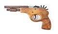 Toy wooden gun Royalty Free Stock Photo