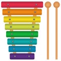 Toy Xylophone Royalty Free Stock Photo