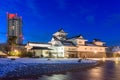 Toyama Castle, Japan in Winter Royalty Free Stock Photo