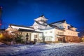 Toyama Castle, Japan in Winter Royalty Free Stock Photo