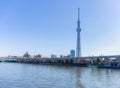 Toyko sky tree city view building landmarks of Japan