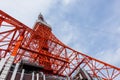 Toyko Tower with blue sky, Japan