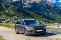 Toyota Avensis T25 in Alps mountains, Samedan, Maloja, Graubuend