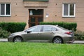 Toyota Corolla E210 Sedan car parked infro nt of the house in Ostrava