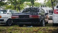 Toyota Cressida GLXi sedan on parking lot Royalty Free Stock Photo