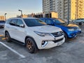 Toyota fortuner at Shinnenkai car meet in Quezon City, Philippines Royalty Free Stock Photo