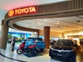 Toyota Front view store sign inside Lombok Epicentrum Mall