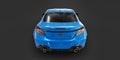 Paris, France - 4 March 2022. Toyota GR 86 2022. Compact sports coupe. 3d render