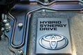 Toyota Hybrid Synergy Drive sign