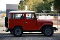 Toyota Land Cruiser Side View Royalty Free Stock Photo