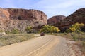 Toyota LandCruiser in Little Grand Canyon Royalty Free Stock Photo