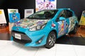 Toyota Prius c, named the Toyota Aqua in Japan, is a full hybrid gasoline-electric subcompact
