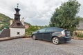 Toyota Prius car parked in Banska Stiavnica, Slovakia.
