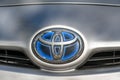 Toyota Prius logo Royalty Free Stock Photo