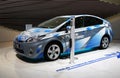 Toyota Prius Plug-in Hybrid at Paris Motor Show Royalty Free Stock Photo