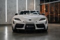 Toyota Supra A90 MKV Front view in showroom