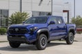 Toyota Tacoma TRD Offroad Pickup display. Toyota offers the Tacoma with a 2.4L Turbo iForce 4-Cylinder engine. MY:2024