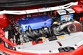 Toyota vios engine at Revolve Car Show in Manila, Philippines