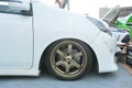 Toyota wigo wheel at All In car show in Paranaque, Philippines