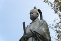 Toyotomi Hideyori Statue at Tamatsukuri Inari Shrine in Osaka, Japan. Toyotomi Hideyori 1593-1615 Royalty Free Stock Photo