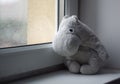 Little moomin troll in isolation Royalty Free Stock Photo