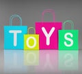 Toys Bags Shows Retail Shopping and Buying