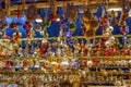 Toys and decorations on the Christmas market, Germany Royalty Free Stock Photo